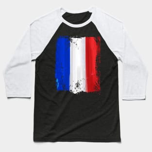 France Flag Baseball T-Shirt